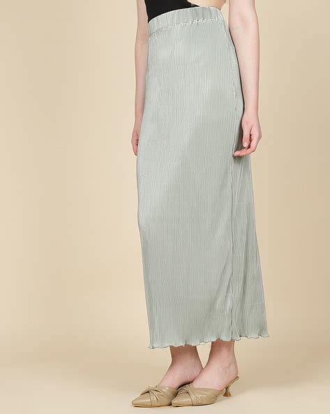 Buy Pista Green Skirts for Women by Shein Online | sheinindia.in