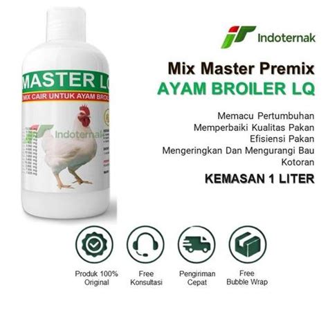 Jual MIX MASTER LQ BROILER - Premix Cair Untuk Broiler - Jakarta Timur ...