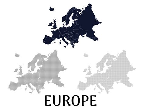 Europe Map Vector at Vectorified.com | Collection of Europe Map Vector free for personal use