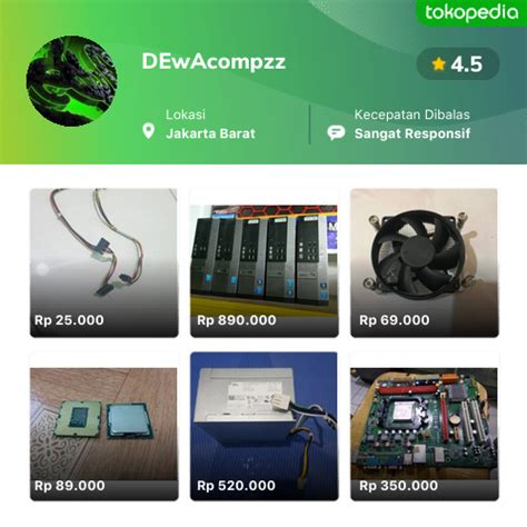 Toko DEwAcompzz Online - Produk Lengkap & Harga Terbaik | Tokopedia