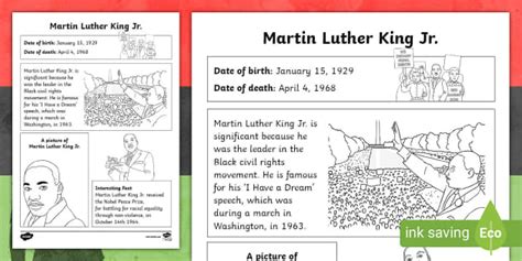 Inspiring Martin Luther King Day Quotes - Twinkl