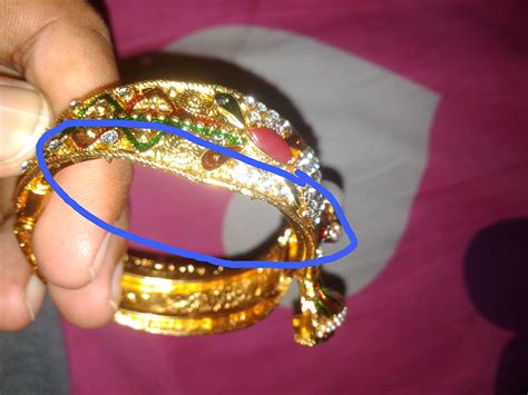 YouBella Multi-Color Antique Style Gold Plated Kada Bangle for Women ...