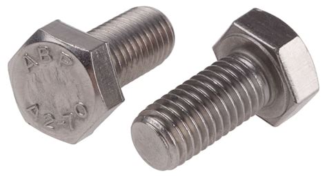 RS PRO | RS PRO Stainless Steel, Hex Bolt, M12 x 25mm | 520-324 | RS