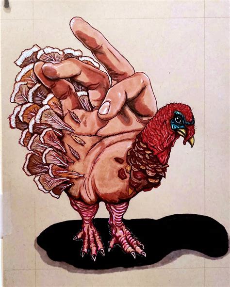 How To Draw A Hand Turkey