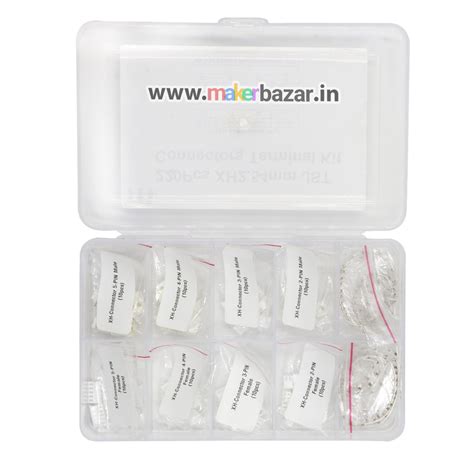 230pcs JST-XH 2.54mm Terminal Connectors Kit