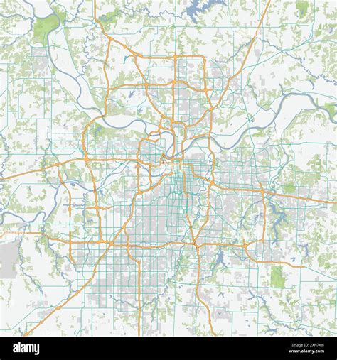 Road Map Of Kansas City Metro Area