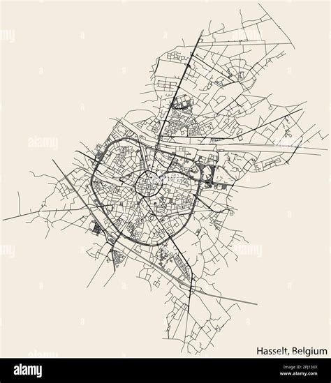 Map Of Hasselt Belgium
