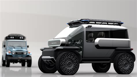 The Toyota Baby Lunar Cruiser is a moon buggy inspired by the original ...