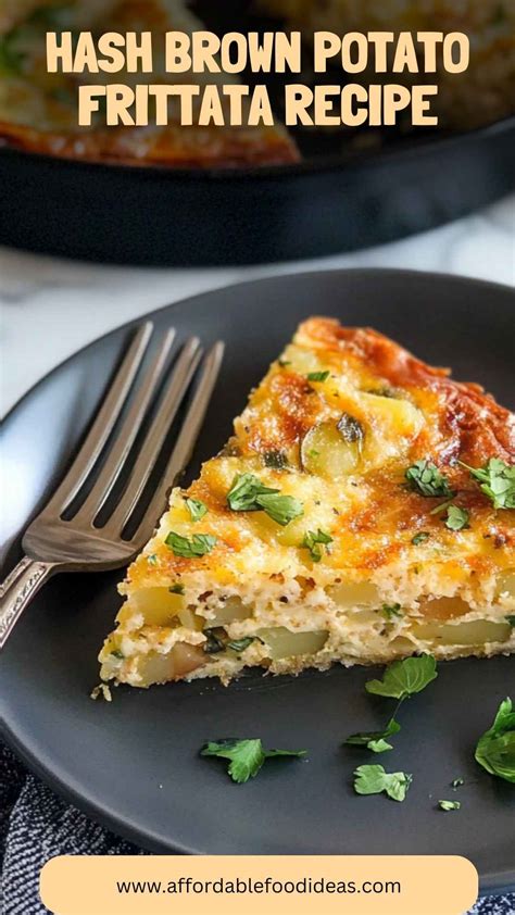 Spanish Frittata Recipe - Affordable Food Ideas