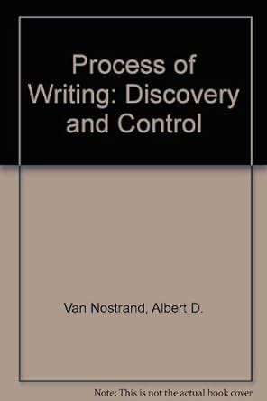 Buy Process of Writing: Discovery and Control Book Online at Low Prices ...