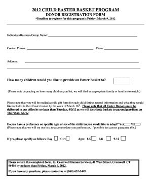 Easter Basket Template Forms - Fillable & Printable Samples for PDF ...