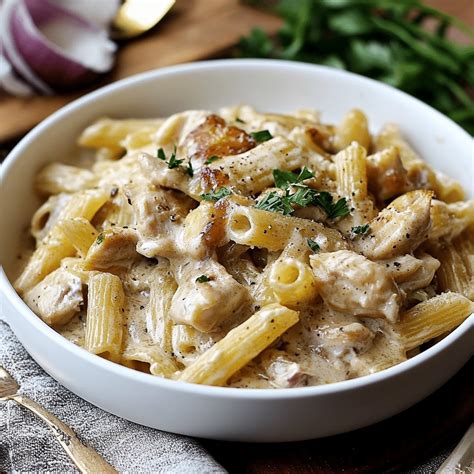 Receta De Pasta Cremosa Con Pollo - ximenarecetas.com