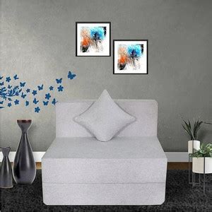 NAPTHRONE 3x6 Feet 1 Seater Single Foam Fold Out Sofa Cum Bed Price in ...