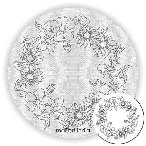 Mandala Pre Marked Canvas– Hobby Decor Pvt Ltd