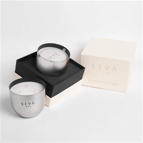 Luxury Metal Candle | Aqua Fragrance | Seva Home