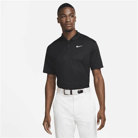 Nike Victory Solid Fine Piqué Jersey Golf Polo In Black | ModeSens