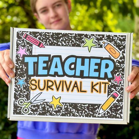 Teacher Survival Kit Printable Gift Tag - Back to School Gift Ideas for ...
