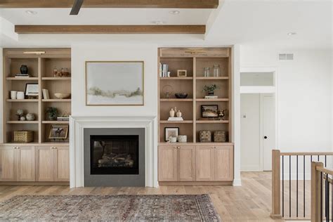 Fireplace With Shelving