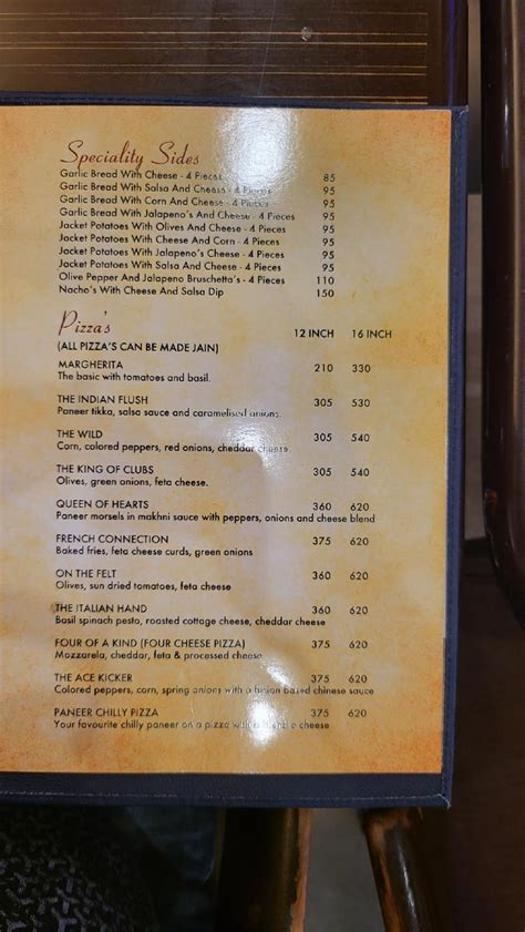Menu at Jolly Gymkhana Restaurant, Mumbai