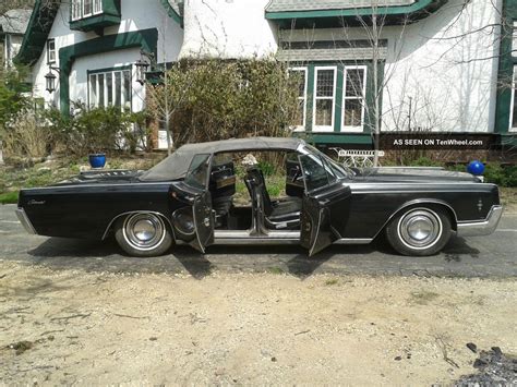 1966 Lincoln Continental Convertible With Suicide Doors