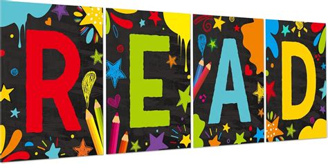 Buy Reading Classroom Decorations Reading Poster for Classroom 13.7 x ...