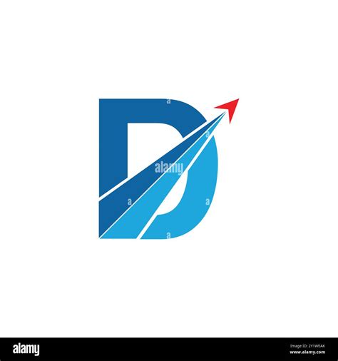 Creative Business Growing Process Letter D Logo Stock Vector Image & Art - Alamy