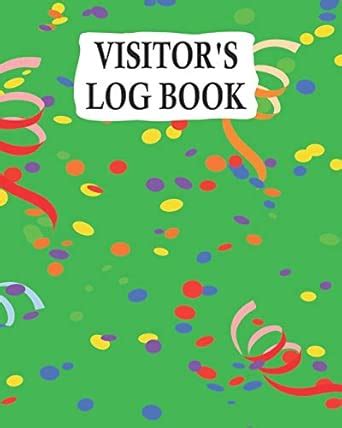 Buy Visitor Log Book: Guest Login Notebook, Record Guest Sign-In ...