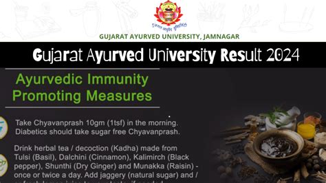 Gujarat Ayurved University Result 2024 OUT, GAU Results Link for BPharm ...