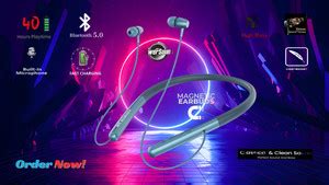 MR.NOBODY Fast charging with 40Hrs Playtime,Deep Bass,ENC mic ...