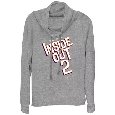 Disney / Pixar's Inside Out 2 Title Logo Plus Size Cowlneck Graphic ...