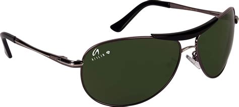 AISLIN® Dual Colored Frame with Toughened Glass Aviator/Oval Sunglasses ...