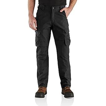 Buy Carhartt Men's Rugged Flex Steel Cargo Pant, Black, 31 x 32 at ...