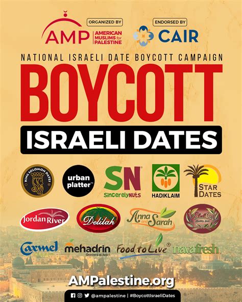 CAIR Action Alert: Join AMP’s Ramadan Boycott of Israeli Dates From ...