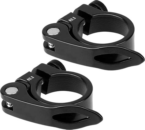 2Pcs Aluminium Alloy Bike Seat Lock Clamp - Suitable for Inside Diameter of Seat Tube Clamp 27.2 ...