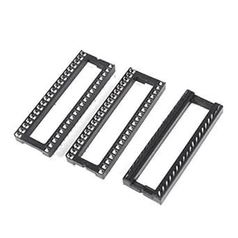 Alcoa Prime3 Pieces 2.54mm Pitch 40 Pins Double Row DIP IC Socket ...