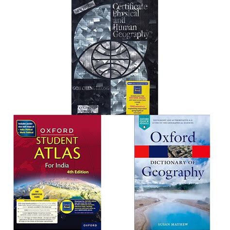 Buy Certificate Physical And Human Geography + Oxford Student Atlas For ...