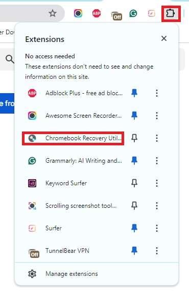 Image result for Chromebook Recovery Utility