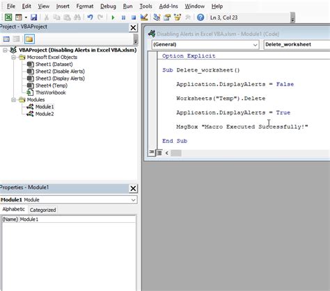Image result for VBA Warning Message