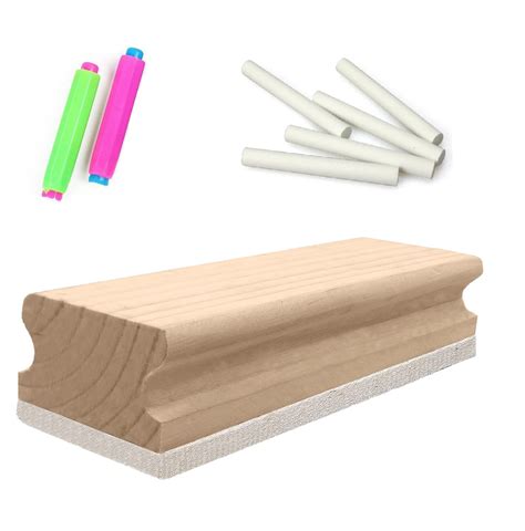 Eduway Premium Non Magnetic Wooden White Board Duster Chalkboard Combo ...