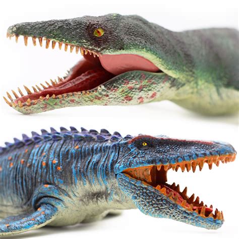 Buy gemini&genius Mosasaurus and Kronosaurus Toys for Kids- Moveable ...