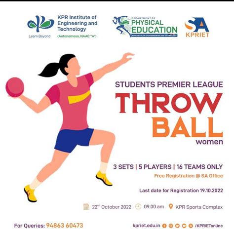 GIRLS THROWBALL, KPR Institute Engineering and Technology, Autonomous ...