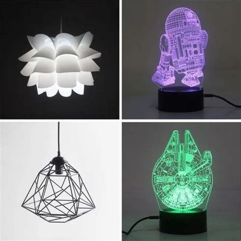 Acrylic Products - 3d Illusion Night Lamps Manufacturer from Mumbai