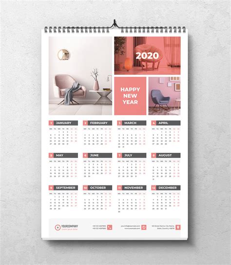22 Best InDesign Calendar Templates - DesignerCandies