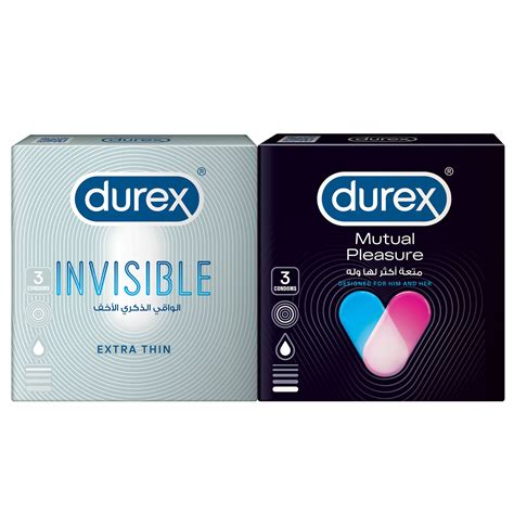 اشترِ Durex Mutual Pleasure Condom Pack of 3's x 2 pcs + Durex ...