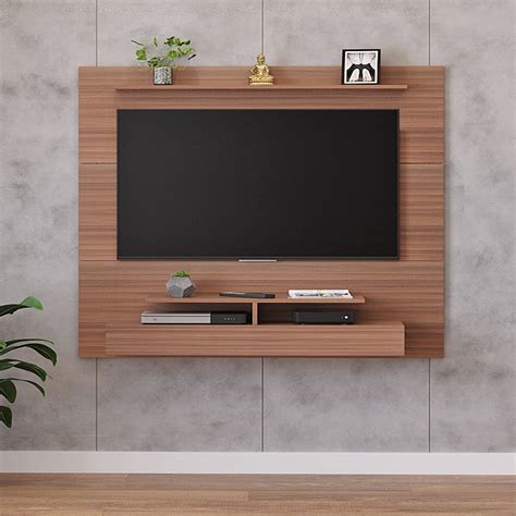 Woodwider Reagon Engineering Wood Wall Mount TV Entertainment Unit Set ...