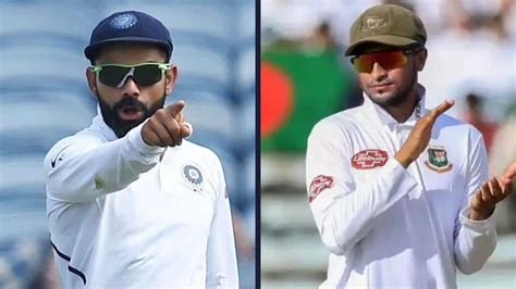 Watch: Virat Kohli vs Shakib Al Hasan - Umpires forced to intervene ...