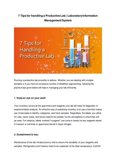 Image result for Lab Tech Tips