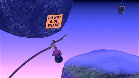 Image result for Getting Over It Do Not Ride Snake