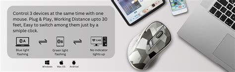 Amazon.in: Buy RAPOO Bluetooth Wireless Mouse, M500 Silent Multi Mode ...