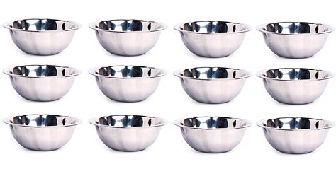 Buy Embassy Stainless Steel Curve Light-Weight Mixing Bowl, Size 2 ...